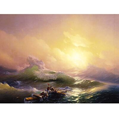 Fine Art Prints Aivazovsky The Ninth Wave Painting Large XL Wall Art Canvas Print Fine Art Prints Aivazovsky The Ninth Wave Painting Large XL Wall Art Canvas Print