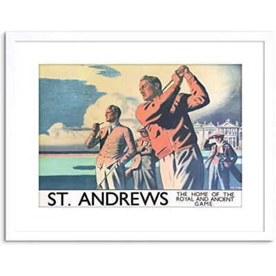 Wee Blue Coo TRAVEL ST ANDREWS SCOTLAND GOLF SPORT ROYAL ANCIENT GAME FRAMED PRINT F97X6937 Wee Blue Coo TRAVEL ST ANDREWS SCOTLAND GOLF SPORT ROYAL ANCIENT GAME FRAMED PRINT F97X6937