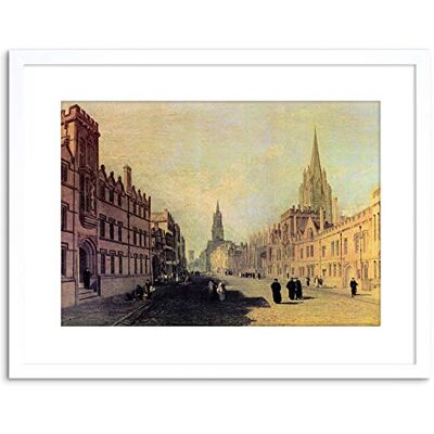 Wee Blue Coo PAINTING TURNER HIGH STREET OXFORD OLD MASTER FRAMED PICTURE ART PRINT F97X9571 Wee Blue Coo PAINTING TURNER HIGH STREET OXFORD OLD MASTER FRAMED PICTURE ART PRINT F97X9571