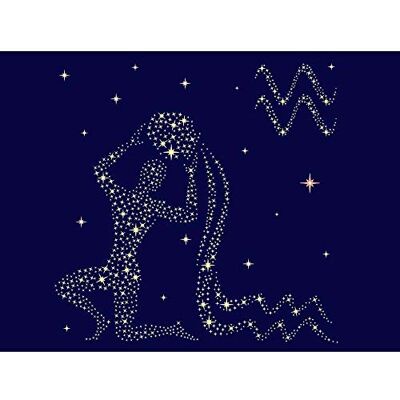 Wee Blue Coo Painting Illustration Zodiac Star Sign Aquarius Water Art Print Poster Wall Decor 12X16 Inch Wee Blue Coo Painting Illustration Zodiac Star Sign Aquarius Water Art Print Poster Wall Decor 12X16 Inch