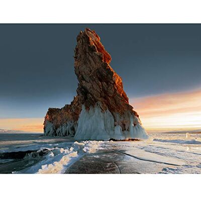 Artery8 Nature Photo Natural Rock Formation Ice Landscape Art Print Canvas Premium Wall Decor Poster Mural Artery8 Nature Photo Natural Rock Formation Ice Landscape Art Print Canvas Premium Wall Decor Poster Mural