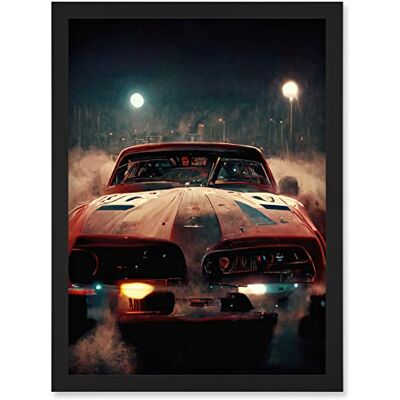 Artery8 - Classic Sports Car Muscle - Wall Art Print Artery8 - Classic Sports Car Muscle - Wall Art Print