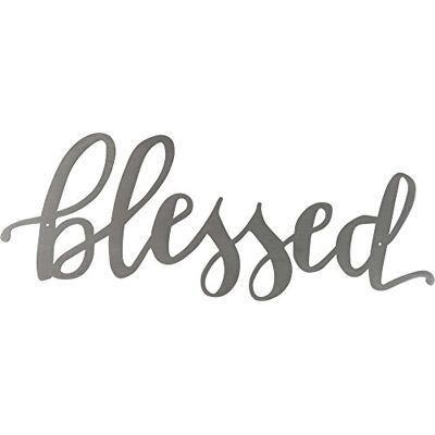 Primitives by Kathy Home Decor BLESSED METAL SIGN Wall Plaque Metal Family Art 37192 Primitives by Kathy Home Decor BLESSED METAL SIGN Wall Plaque Metal Family Art 37192
