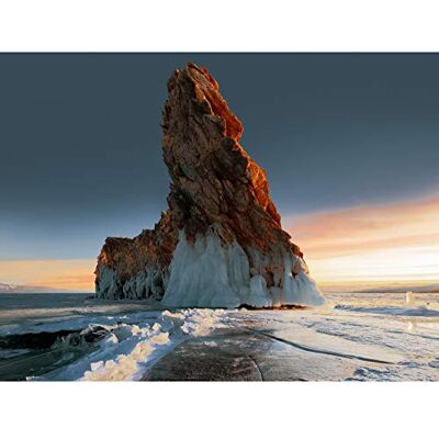 Artery8 Nature Photo Natural Rock Formation Ice Landscape Premium Wall Art Canvas Print 18X24 Inch Artery8 Nature Photo Natural Rock Formation Ice Landscape Premium Wall Art Canvas Print 18X24 Inch