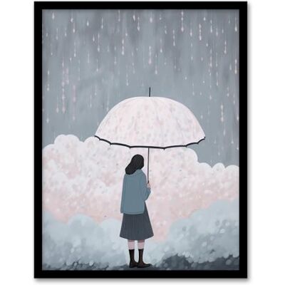 Artery8 Pink Rain By Amy Denver Minimalist Soft Pastel Rain Clouds Minimalism Simple Modern Artwork Artwork Framed Wall Art Print 18X24 Inch Artery8 Pink Rain By Amy Denver Minimalist Soft Pastel Rain Clouds Minimalism Simple Modern Artwork Artwork Framed Wall Art Print 18X24 Inch