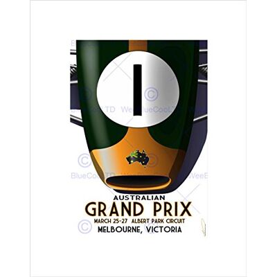Wee Blue Coo SPORT AD MOTOR RACING GRAND PRIX MELBOURNE AUSTRALIA FRAMED ART PRINT B12X3895 Wee Blue Coo SPORT AD MOTOR RACING GRAND PRIX MELBOURNE AUSTRALIA FRAMED ART PRINT B12X3895