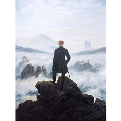 Fine Art Prints Friedrich Wanderer Above Sea Fog Painting Extra Large XL Wall Art Poster Print Fine Art Prints Friedrich Wanderer Above Sea Fog Painting Extra Large XL Wall Art Poster Print