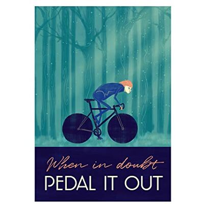 Wee Blue Coo Sport Pedal It Out Cycling Bike Wall Art Print Wee Blue Coo Sport Pedal It Out Cycling Bike Wall Art Print