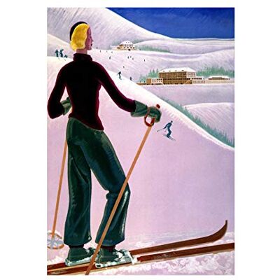 Wee Blue Coo Sport Markstein Alsace France Ski Skiing Winter Picture Wall Art Print Wee Blue Coo Sport Markstein Alsace France Ski Skiing Winter Picture Wall Art Print