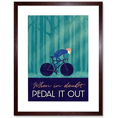 Wee Blue Coo Sport Pedal It Out Cycling Bike Framed Wall Art Print Wee Blue Coo Sport Pedal It Out Cycling Bike Framed Wall Art Print