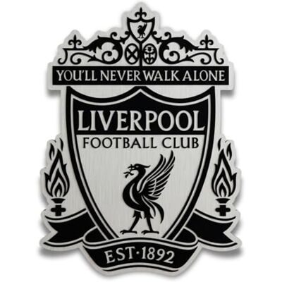 fan decor Liverpool FC Aluminium Wall Plaque Officially Licensed Liverpool gifts for men & boys, football metal art & man cave sign, LFC crest, fade-resistant, hanging kit, 34 x 45cm fan decor Liverpool FC Aluminium Wall Plaque Officially Licensed Liverpool gifts for men & boys, football metal art & man cave sign, LFC crest, fade-resistant, hanging kit, 34 x 45cm