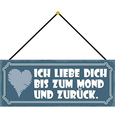 Schatzmix Tin-Plate Sign Wall Plaque, Sheet metal, Multicoloured, 27x10 cm Schatzmix Tin-Plate Sign Wall Plaque, Sheet metal, Multicoloured, 27x10 cm