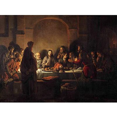 Artery8 Van Den Eeckhout The Last Supper Painting Art Print Canvas Premium Wall Decor Poster Mural Artery8 Van Den Eeckhout The Last Supper Painting Art Print Canvas Premium Wall Decor Poster Mural