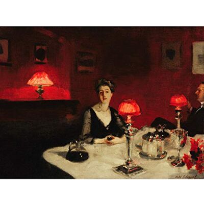 Fine Art Prints John Singer Sargent Le Verre De Porto A Dinner Table At Night Large Wall Art Print Canvas Premium Poster Mural Fine Art Prints John Singer Sargent Le Verre De Porto A Dinner Table At Night Large Wall Art Print Canvas Premium Poster Mural