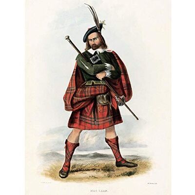 Wee Blue Coo Painting Portrait Highland Clan Scotland Tartan Maclean Art Print Poster Wall Decor 12X16 Inch Wee Blue Coo Painting Portrait Highland Clan Scotland Tartan Maclean Art Print Poster Wall Decor 12X16 Inch