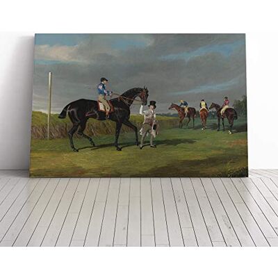 Big Box Art John Frederick Herring Sr Horse Racing Canvas Print Gallery Wrapped 30mm Frame Wall Art 24x16 inches Ready to Hang Modern Animals Picture Living Room Bedroom Lounge Office Big Box Art John Frederick Herring Sr Horse Racing Canvas Print Gallery Wrapped 30mm Frame Wall Art 24x16 inches Ready to Hang Modern Animals Picture Living Room Bedroom Lounge Office