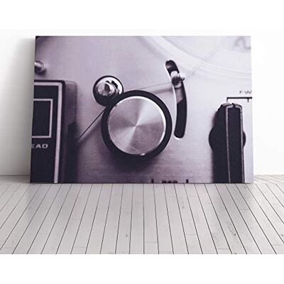 Big Box Art Canvas Print Wall Art Vintage Music Player (4) Mounted and Stretched Box Frame Picture Home Decor for Kitchen, Living, Dining Room, Bedroom, Hallway, Multi-Colour, 20x14 Inch Big Box Art Canvas Print Wall Art Vintage Music Player (4) Mounted and Stretched Box Frame Picture Home Decor for Kitchen, Living, Dining Room, Bedroom, Hallway, Multi-Colour, 20x14 Inch