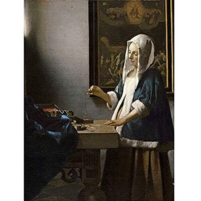 Fine Art Prints Johannes Vermeer Woman Holding A Balance Art Print Canvas Premium Wall Decor Poster Mural Fine Art Prints Johannes Vermeer Woman Holding A Balance Art Print Canvas Premium Wall Decor Poster Mural