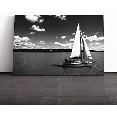 Big Box Art Sailing Boat Vol.3 Canvas Print Gallery Wrapped 30mm Frame Wall Art 20x14 inches Ready to Hang Modern Seascape Picture Living Room Bedroom Lounge Office Big Box Art Sailing Boat Vol.3 Canvas Print Gallery Wrapped 30mm Frame Wall Art 20x14 inches Ready to Hang Modern Seascape Picture Living Room Bedroom Lounge Office