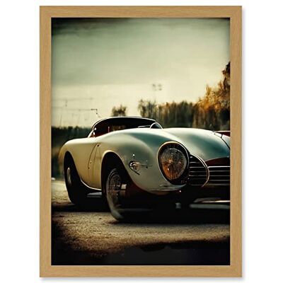 Artery8 - Classic Sports Car - A4 - Framed Wall Art Print Artery8 - Classic Sports Car - A4 - Framed Wall Art Print