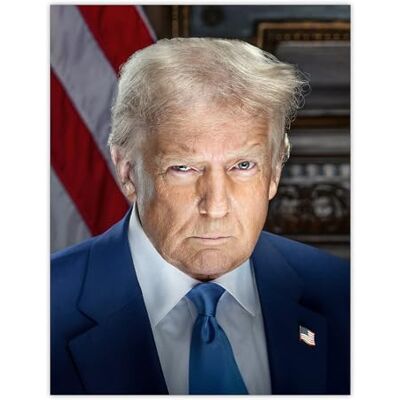 Artery8 United States 47th President Donald Trump Portrait Man Cave Extra Large XL Wall Art Poster Print Artery8 United States 47th President Donald Trump Portrait Man Cave Extra Large XL Wall Art Poster Print