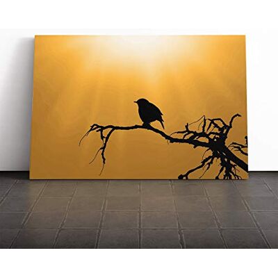 Big Box Art Sparrow Bird (1) Canvas Print Gallery Wrapped 30mm Frame Wall Art 24x16 inches Ready to Hang Modern Animals Picture Living Room Bedroom Lounge Office Big Box Art Sparrow Bird (1) Canvas Print Gallery Wrapped 30mm Frame Wall Art 24x16 inches Ready to Hang Modern Animals Picture Living Room Bedroom Lounge Office