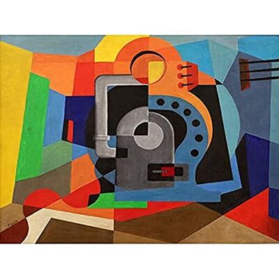 Fine Art Prints Fillia Mechanical Idol Abstract Painting Art Print Canvas Premium Wall Decor Poster Mural Fine Art Prints Fillia Mechanical Idol Abstract Painting Art Print Canvas Premium Wall Decor Poster Mural