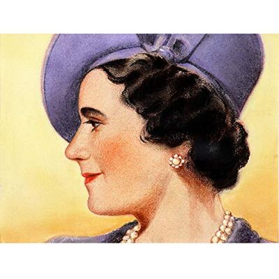 Fine Art Prints Timym Portrait Queen Elizabeth (Bowes-Lyon) England Painting Premium Wall Art Canvas Print 18X24 Inch Fine Art Prints Timym Portrait Queen Elizabeth (Bowes-Lyon) England Painting Premium Wall Art Canvas Print 18X24 Inch