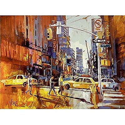 Artery8 Voka New York 7th Avenue Acrylic Painting Art Print Canvas Premium Wall Decor Poster Mural Artery8 Voka New York 7th Avenue Acrylic Painting Art Print Canvas Premium Wall Decor Poster Mural