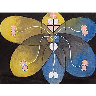 Artery8 Hilma Af Klint Group Vi Evolution No 9 Abstract Art Print Canvas Premium Wall Decor Poster Mural Artery8 Hilma Af Klint Group Vi Evolution No 9 Abstract Art Print Canvas Premium Wall Decor Poster Mural
