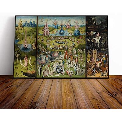 Big Box Art Hieronymous Bosch The Garden of Earthly Delights Canvas Print 20x14 Inch Wall Art, Ready to Hang, Gallery Wrapped, Fade-Resistant Inks, Securely Packaged, UK Made Big Box Art Hieronymous Bosch The Garden of Earthly Delights Canvas Print 20x14 Inch Wall Art, Ready to Hang, Gallery Wrapped, Fade-Resistant Inks, Securely Packaged, UK Made