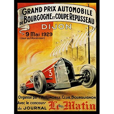 Wee Blue Coo Sport Advert Grand Prix Motor Race Dijon Canvas Print Wee Blue Coo Sport Advert Grand Prix Motor Race Dijon Canvas Print
