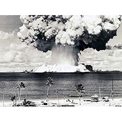 Artery8 Atomic Bomb Test Operation Crossroads Photograph Art Print Canvas Premium Wall Decor Poster Mural Artery8 Atomic Bomb Test Operation Crossroads Photograph Art Print Canvas Premium Wall Decor Poster Mural