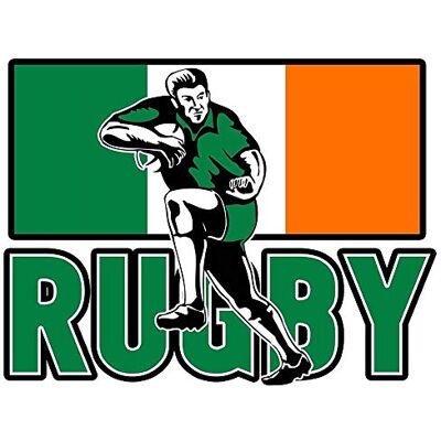 Wee Blue Coo Painting Sport Ireland Rugby Football Flag Irish Player Art Print Poster Wall Decor 12X16 Inch Wee Blue Coo Painting Sport Ireland Rugby Football Flag Irish Player Art Print Poster Wall Decor 12X16 Inch