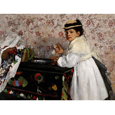 Fine Art Prints Edgar Degas Portrait Of Mlle Hortense Valpincon Large Wall Art Print Canvas Premium Poster Mural Fine Art Prints Edgar Degas Portrait Of Mlle Hortense Valpincon Large Wall Art Print Canvas Premium Poster Mural
