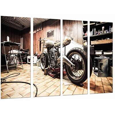 Cuadros Camara PST26653 Modern Vintage Motorcycle Photographic Poster Harley Davidson 131 x 62 cm Cuadros Camara PST26653 Modern Vintage Motorcycle Photographic Poster Harley Davidson 131 x 62 cm