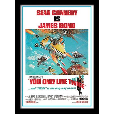 Pyramid James Bond You Only Live Twice One-Sheet, Framed Print Pyramid James Bond You Only Live Twice One-Sheet, Framed Print