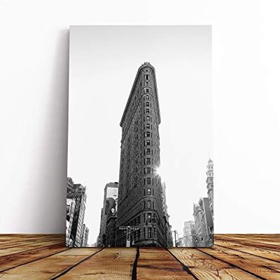 Big Box Art Canvas Print Wall Art Flatiron Building New York City (1) Mounted & Stretched Box Frame Picture Home Decor for Kitchen, Living Room, Bedroom, Hallway, Multi-Colour, 20x14 Inch Big Box Art Canvas Print Wall Art Flatiron Building New York City (1) Mounted & Stretched Box Frame Picture Home Decor for Kitchen, Living Room, Bedroom, Hallway, Multi-Colour, 20x14 Inch