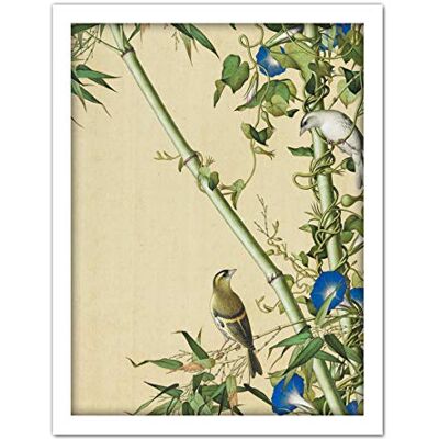 Fine Art Prints Castiglione Bamboo Tree Birds Painting Large Framed Art Print Poster Wall Decor 18x24 in Fine Art Prints Castiglione Bamboo Tree Birds Painting Large Framed Art Print Poster Wall Decor 18x24 in