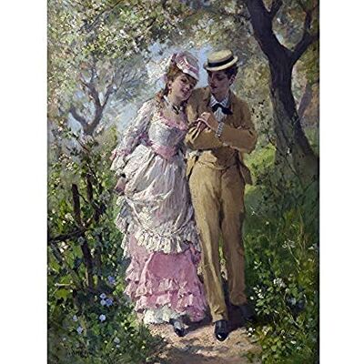 Artery8 Philippe Jacques Linder Spring 1870S Painting Art Print Canvas Premium Wall Decor Poster Mural Artery8 Philippe Jacques Linder Spring 1870S Painting Art Print Canvas Premium Wall Decor Poster Mural