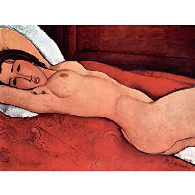 Wee Blue Coo Amedeo Modigliani Nude Old Master Art Painting Canvas Print Wee Blue Coo Amedeo Modigliani Nude Old Master Art Painting Canvas Print