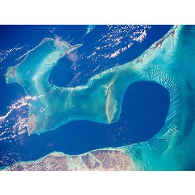 Fine Art Prints Bahamas Islands Warm Waters NASA Photograph Extra Large Art Print Wall Mural Poster Premium XL Fine Art Prints Bahamas Islands Warm Waters NASA Photograph Extra Large Art Print Wall Mural Poster Premium XL