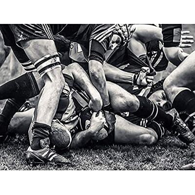 Wee Blue Coo Photo Sport Rugby Football Close Up Scrum Players Ball Game Large Art Print Poster Wall Decor 18x24 inch Wee Blue Coo Photo Sport Rugby Football Close Up Scrum Players Ball Game Large Art Print Poster Wall Decor 18x24 inch