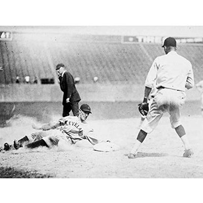 Wee Blue Coo Vintage Photography Sport Baseball Cleveland Fewster Base USA Art Print Poster Wall Decor 12X16 Inch Wee Blue Coo Vintage Photography Sport Baseball Cleveland Fewster Base USA Art Print Poster Wall Decor 12X16 Inch