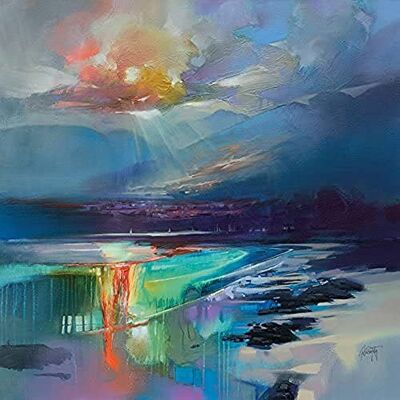 Scott Art Group WDC98329 (Arran Shore Canvas Print, Multi-Colour, 85 x 85 cm Scott Art Group WDC98329 (Arran Shore Canvas Print, Multi-Colour, 85 x 85 cm