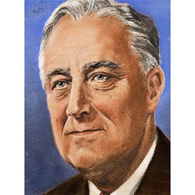 Fine Art Prints Timym Portrait US President Franklin Roosevelt Painting Premium Wall Art Canvas Print 18X24 Inch Fine Art Prints Timym Portrait US President Franklin Roosevelt Painting Premium Wall Art Canvas Print 18X24 Inch