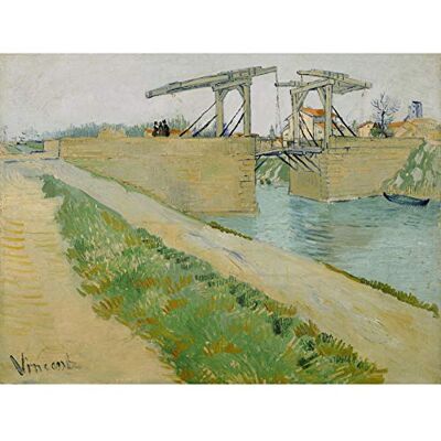 Fine Art Prints Vincent Van Gogh De Brug Van Langlois Large Wall Art Print Canvas Premium Poster Mural Fine Art Prints Vincent Van Gogh De Brug Van Langlois Large Wall Art Print Canvas Premium Poster Mural