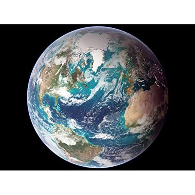 Artery8 Blue Marble Earth Western Hemisphere Photograph Premium Wall Art Canvas Print 18X24 Inch Artery8 Blue Marble Earth Western Hemisphere Photograph Premium Wall Art Canvas Print 18X24 Inch