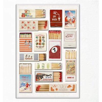 perasi Vintage Matchbox Canvas Wall Art, Colorful Retro Matchbook Print, Funky Red Aesthetic Matchbox Poster, Western Cowboy Boots Picture on Match Box 12x16in Unframed perasi Vintage Matchbox Canvas Wall Art, Colorful Retro Matchbook Print, Funky Red Aesthetic Matchbox Poster, Western Cowboy Boots Picture on Match Box 12x16in Unframed