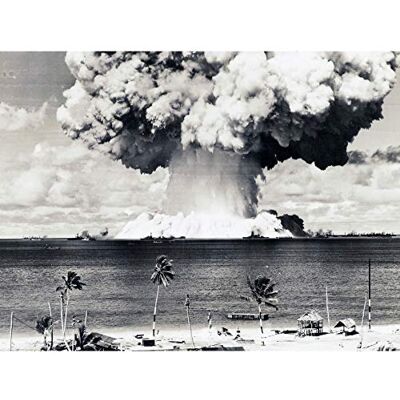 Artery8 Atomic Bomb Test Operation Crossroads Photograph Premium Wall Art Canvas Print 18X24 Inch Artery8 Atomic Bomb Test Operation Crossroads Photograph Premium Wall Art Canvas Print 18X24 Inch